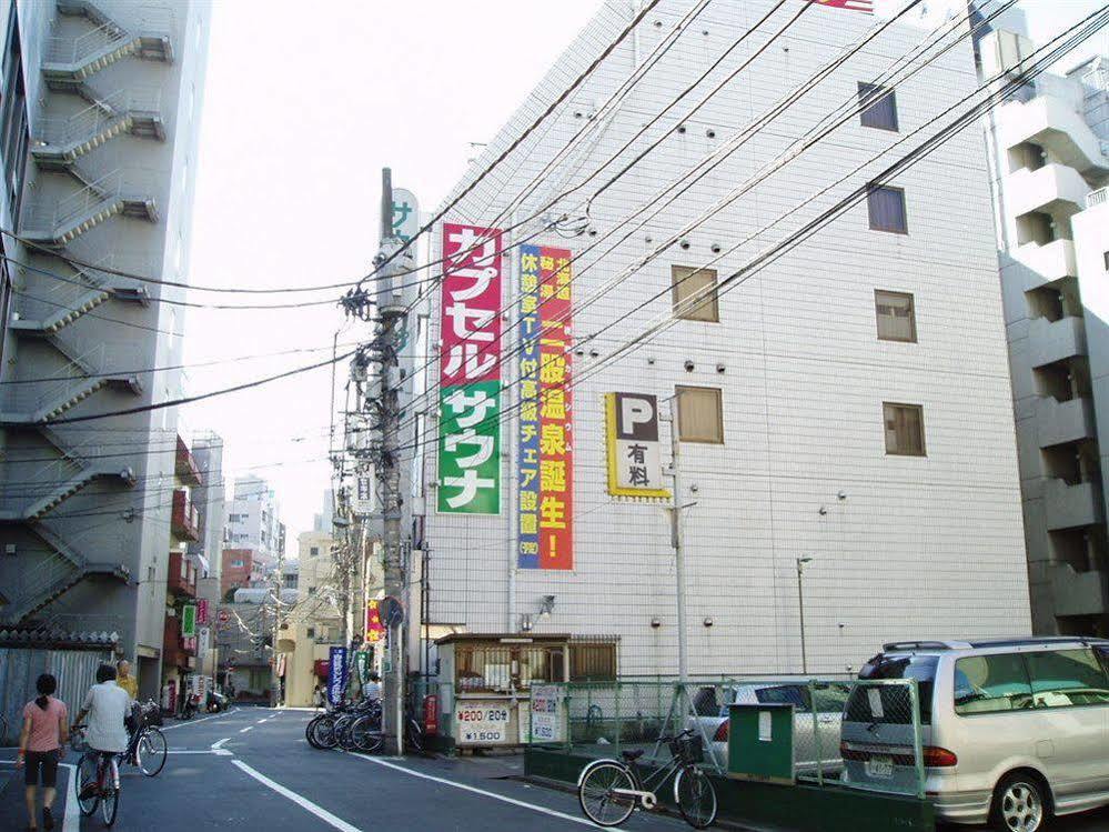 Capsule Hotel & Sauna Ikebukuro Plaza Tōkyō Extérieur photo